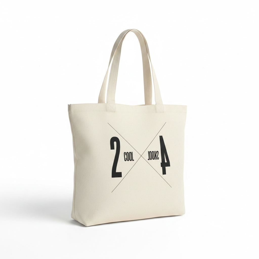 2 COOL 4 SKOOL-Inspired Tote Bag - Signature Collection