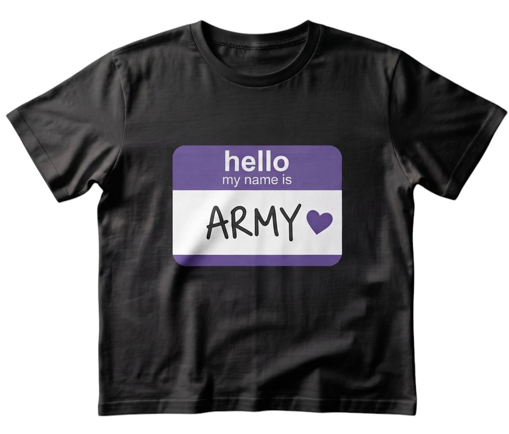 Army Name Badge Tee - Essentials Collection